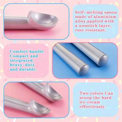 16 Pcs Ice Cream Scoop Set (16 Count)