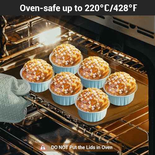 Disposable Foil Ramekins with Lids (60 Count)