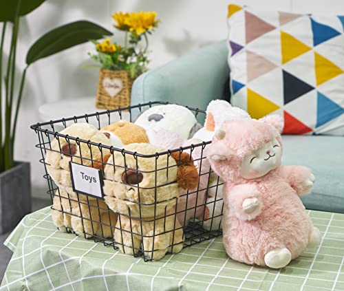 4 Pack【Large】 Wire Handmade Storage Basket for Organizing Household Goods