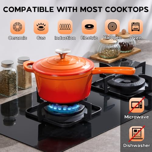 Enameled Cast Iron Sauce Pan Pot