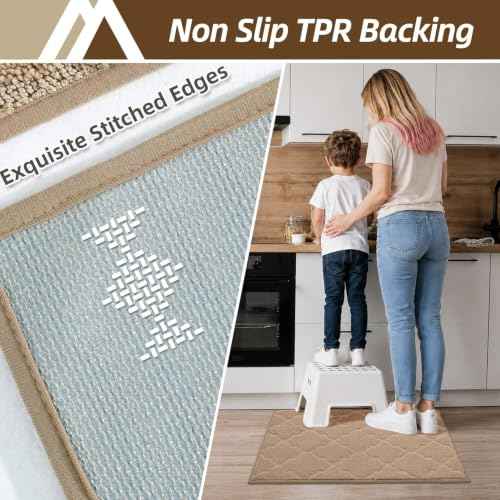 Kitchen Rugs Non Slip Washable 24"x36" (6 Sq Ft)