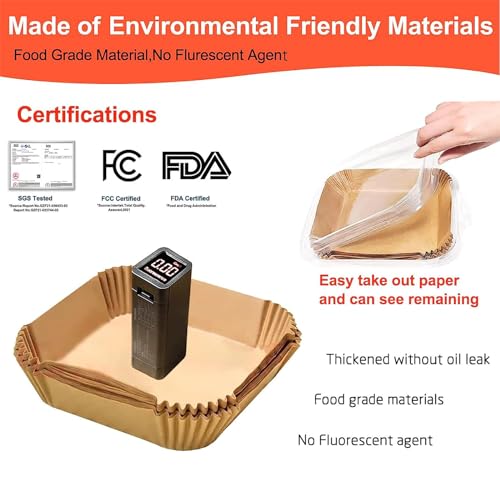 Small Air Fryer Liners (125 Count)