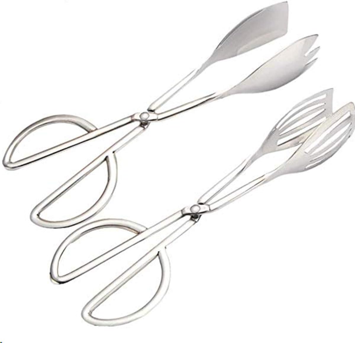 Stainless Steel Buffet Tongs - Set of 2, 10.3' - Culinary Roots