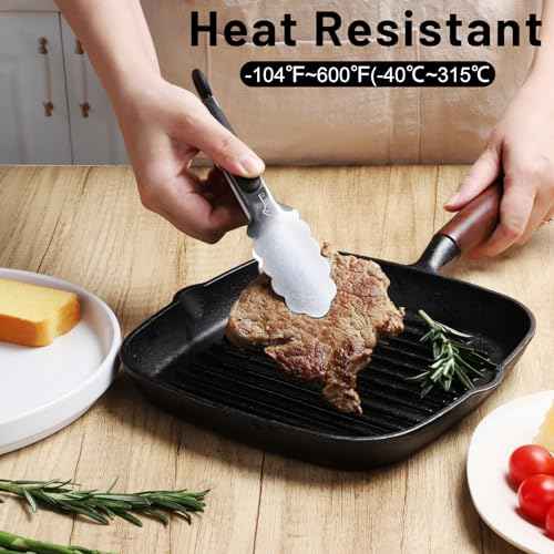 Mini Stainless Steel Kitchen Tongs for Cooking (3 Count)