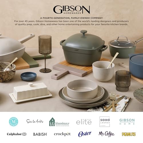 Soho Lounge Square Reactive Glaze Stoneware Dinnerware Set