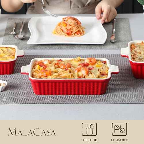 Ceramic Casserole Baking Dishes Set of 4 (4 Count)