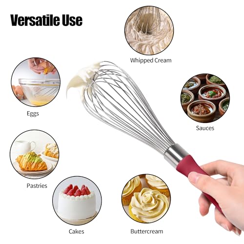 18 8 Stainless Steel Balloon Whisk for Cooking
