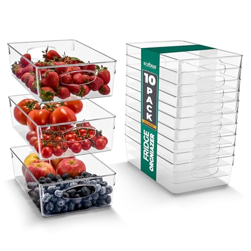 Fridge Organizers and Storage (10 Count)