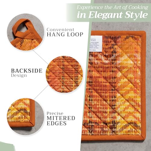 Pot Holders 100% Cotton Potholders (2 Count)