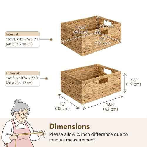 Wicker Baskets with Handles
