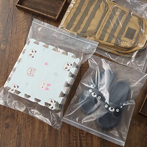30Pcs 18"X21" Thick 3Mil Large Clear Reclosable Zip Seal Lock Plastic Bags (30 Count)