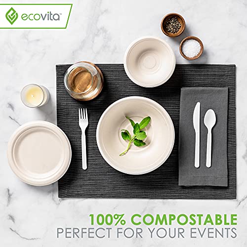 100% Compostable Paper Bowls [32 oz.] (150 Count)