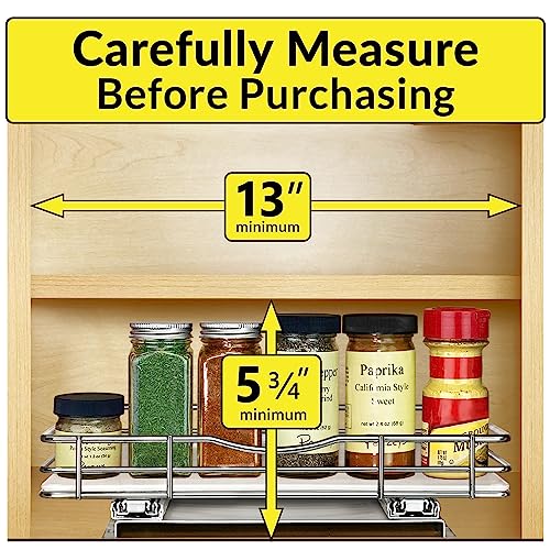 Pull Out Spice Organization for Cabinets