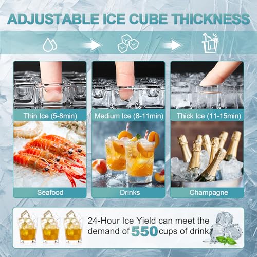 Commercial Ice Maker Machine 260Lbs