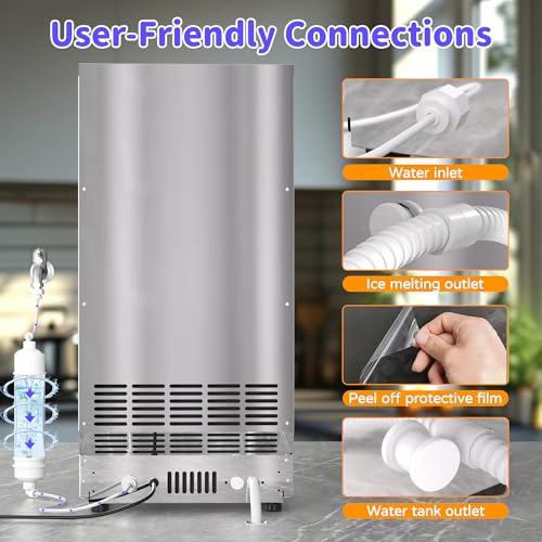 Commercial Pellet Ice Machine 80LB