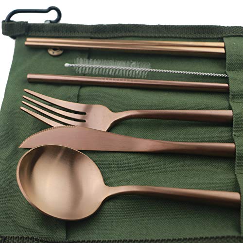 Portable 6 Pieces Flatware Set