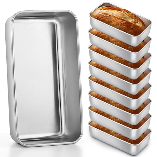 Loaf Pan for Baking Bread (8 Count)