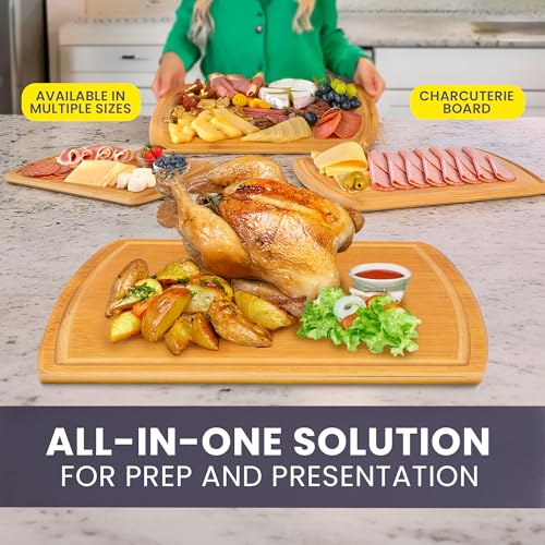 Glue Free Surface™ 2XL Extra Large Bamboo Cutting Board Set of 4 (4 Count)