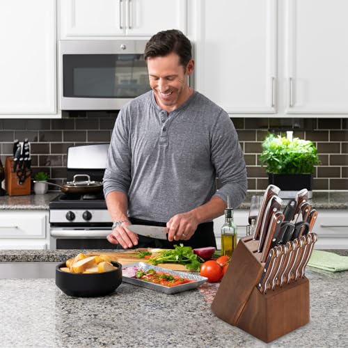 Wood Kitchen Knife Block
