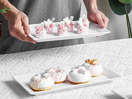 12 Inch Ceramic Serving Platters (4 Count)