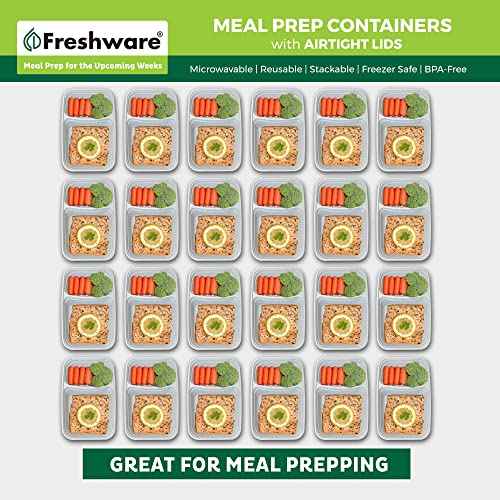 Meal Prep Containers with Lids 28 oz [25 Pack] 2 (25 Count)
