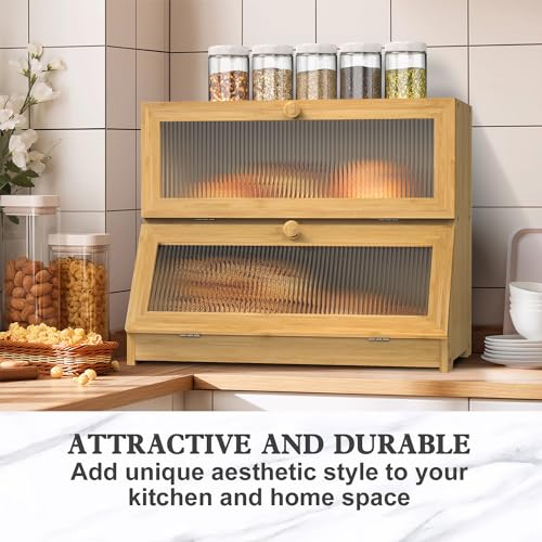 Bread Box for Kitchen Countertop