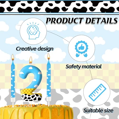 13PCS Toy Inspire Game Story Birthday Candles Set for Kids (13 Count)