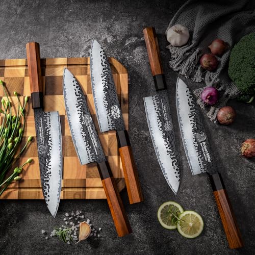 Custom 8'' Japanese Knife with Sandalwood Box Gifts for Men