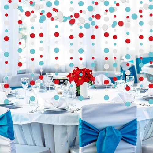 10 Pieces Circle Garland Banner Hanging (10 Count)
