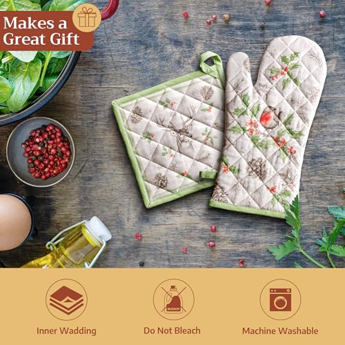 Maison d'Hermine Oven Gloves 100% Cotton Oven Mitt