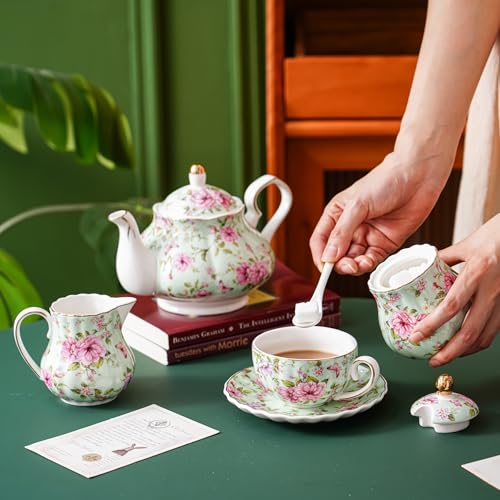 Ceramic Sugar and Creamer Set