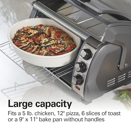 Easy Reach 6 Slice Countertop Convection Toaster Oven