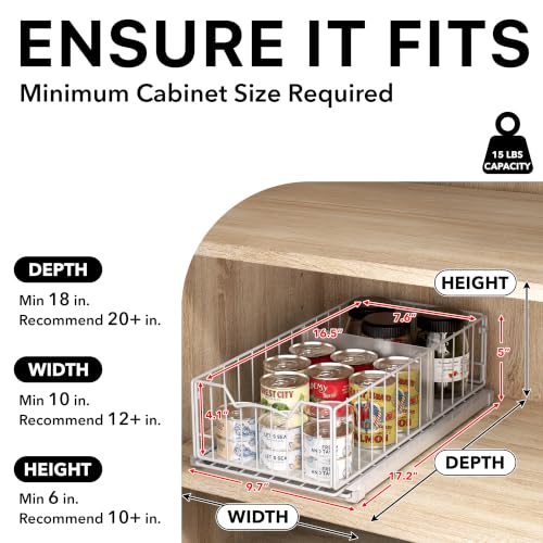 Pull Out Cabinet Sliding Basket
