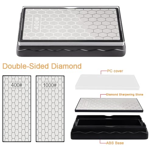 Double sided Diamond Sharpening Stone