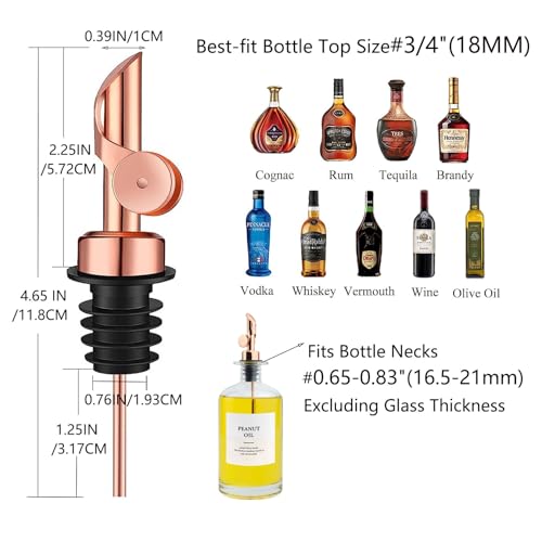 Pafuen 6 Pack Liquor Pour Spout (6 Count)
