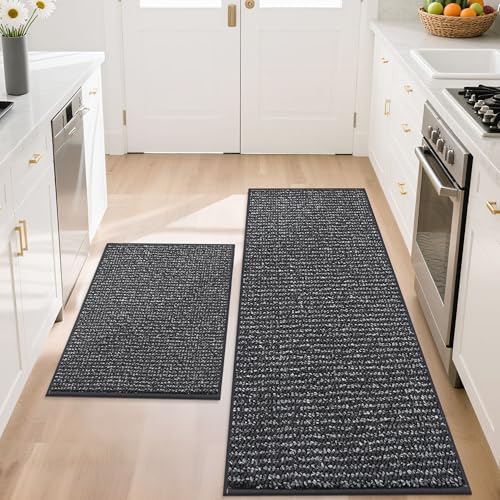 Kitchen Rugs and Mats 2PCS Non