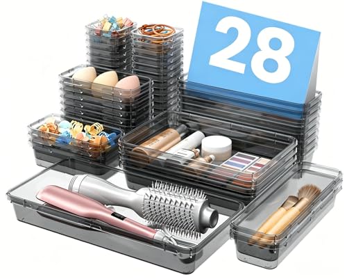 Military Grade】 Drawer Organizer (28 Count)