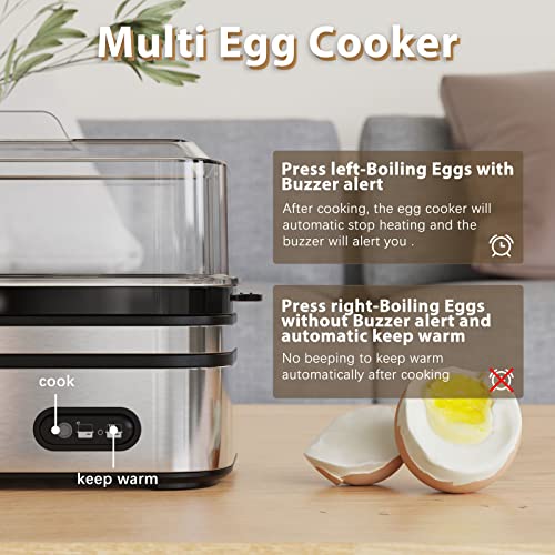 Rapid Egg Cooker Electric 6 Eggs Capacity (6 Count)