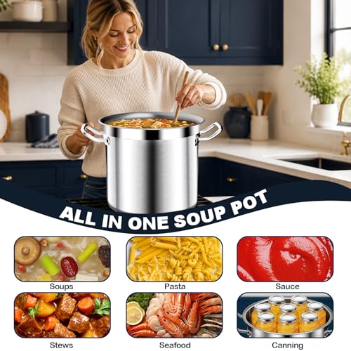 Stainless Steel Stock Pot with Lid