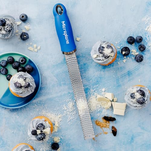 Vibrant Color Premium Classic Zester Grater in Blueberry Pop