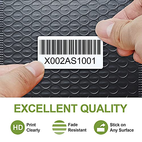 Compatible 2" x 1" Direct Thermal Labels Replacement for Barcodes Postage Address Shipping Compatible with Rollo & Zebra Desktop Printers Adhesive & Perforated (24 Count)