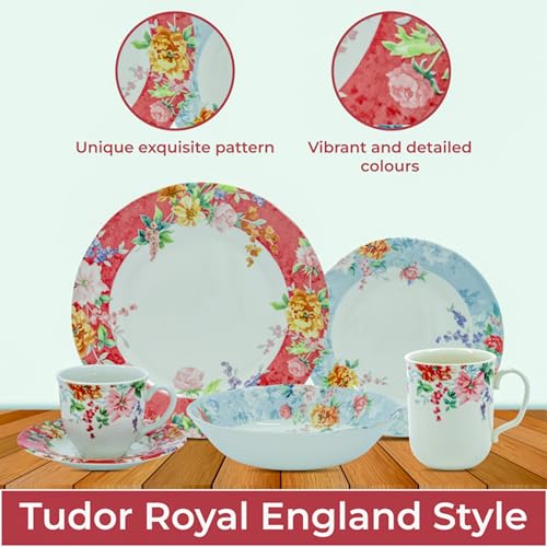 30 Piece Porcelain Dinnerware Set for 6