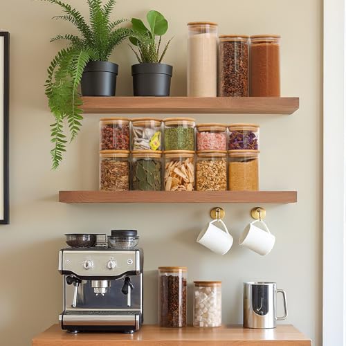 Glass Storage Containers with Lids 0.6 Qt (6 Count)