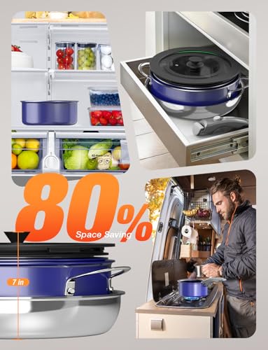 Ceramic Pots and Pans Set Non Stick