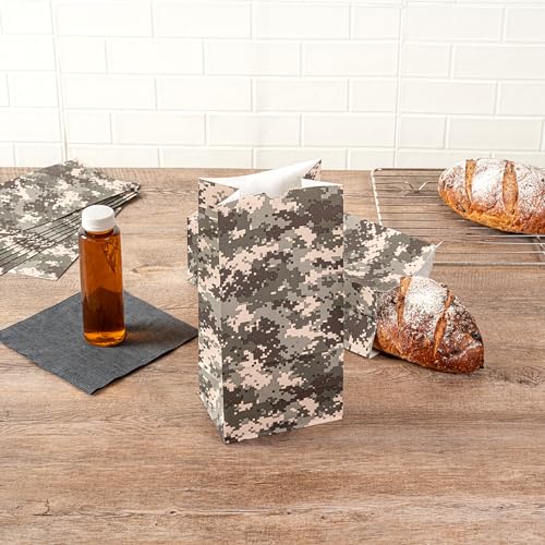 Camouflage Paper Bag (100 Count)