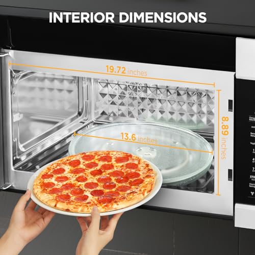 Over-the-Range Microwave Oven with Air Fryer, 1.5 Cu.Ft, 900W