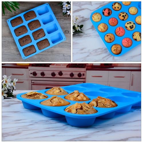 Silicone Muffin Pan (3 Count)