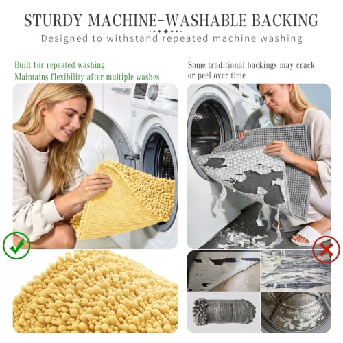 Bathroom Rugs Non Slip Washable