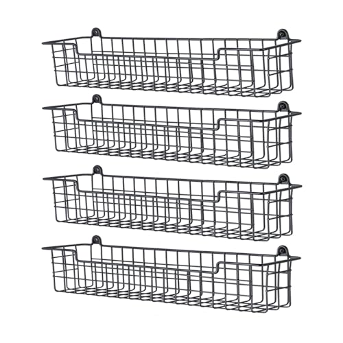 Spice Rack Organizer Wall Mount (4 Count)