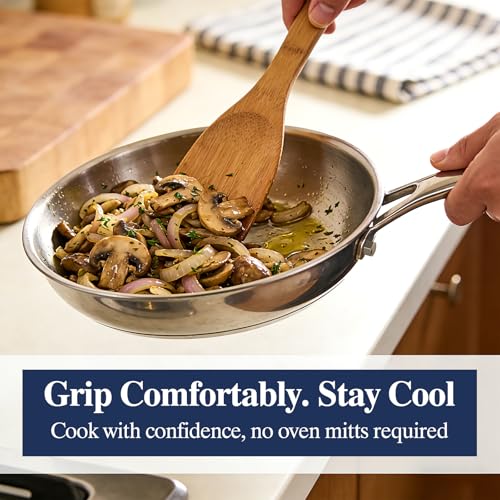 Stainless Steel Frying Pan Set with Lid